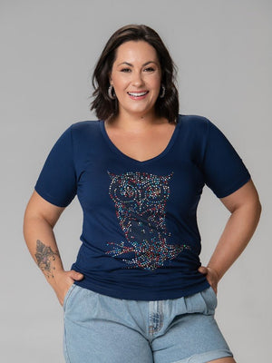 T-Shirt Coruja - Divina Garota