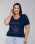 T-shirt Coruja Strass