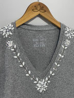 T-shirt Diamond Bordada - Divina Garota