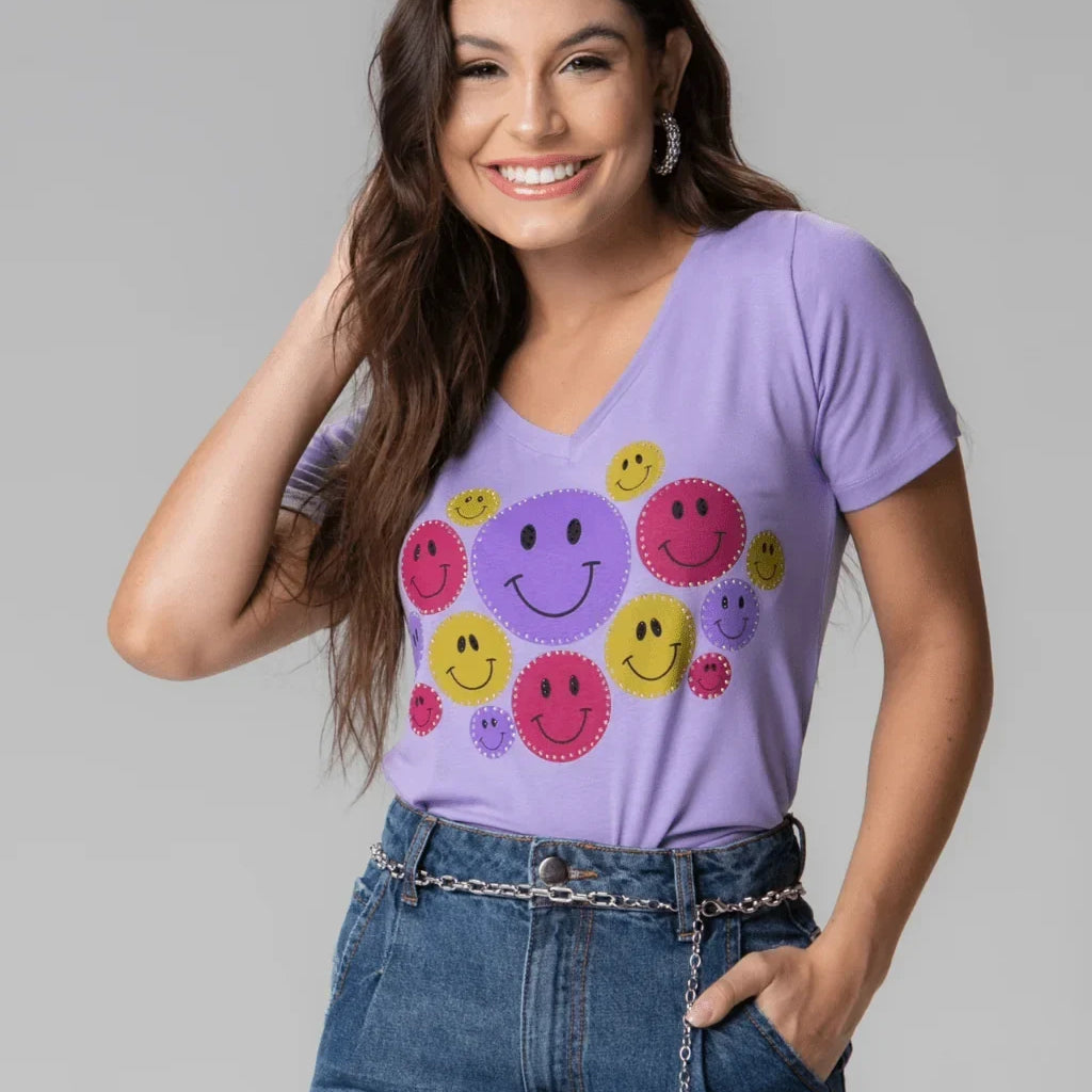 T-shirt Emoji - Divina Garota