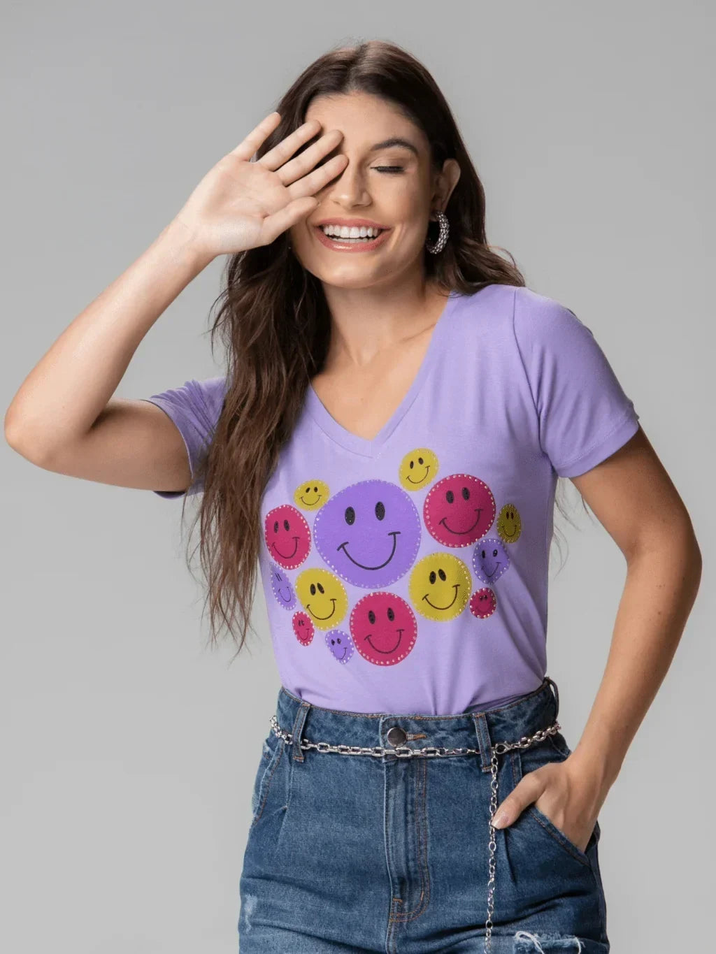 T-shirt Emoji - Divina Garota