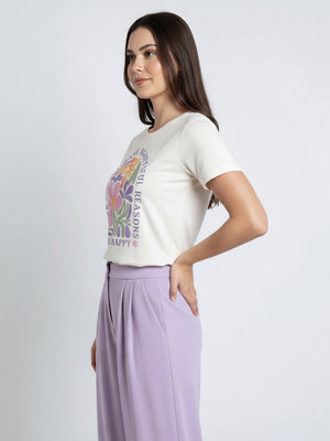 T-shirt Essência Floral - Divina Garota