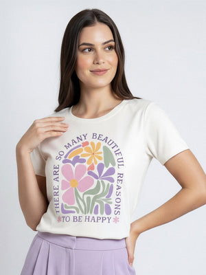 T-shirt Essência Floral - Divina Garota