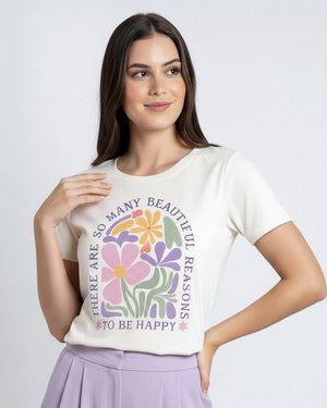 T-shirt Essência Floral - Divina Garota
