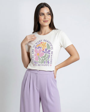 T-shirt Essência Floral - Divina Garota