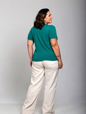 T-shirt Essencial Gola V - Divina Garota
