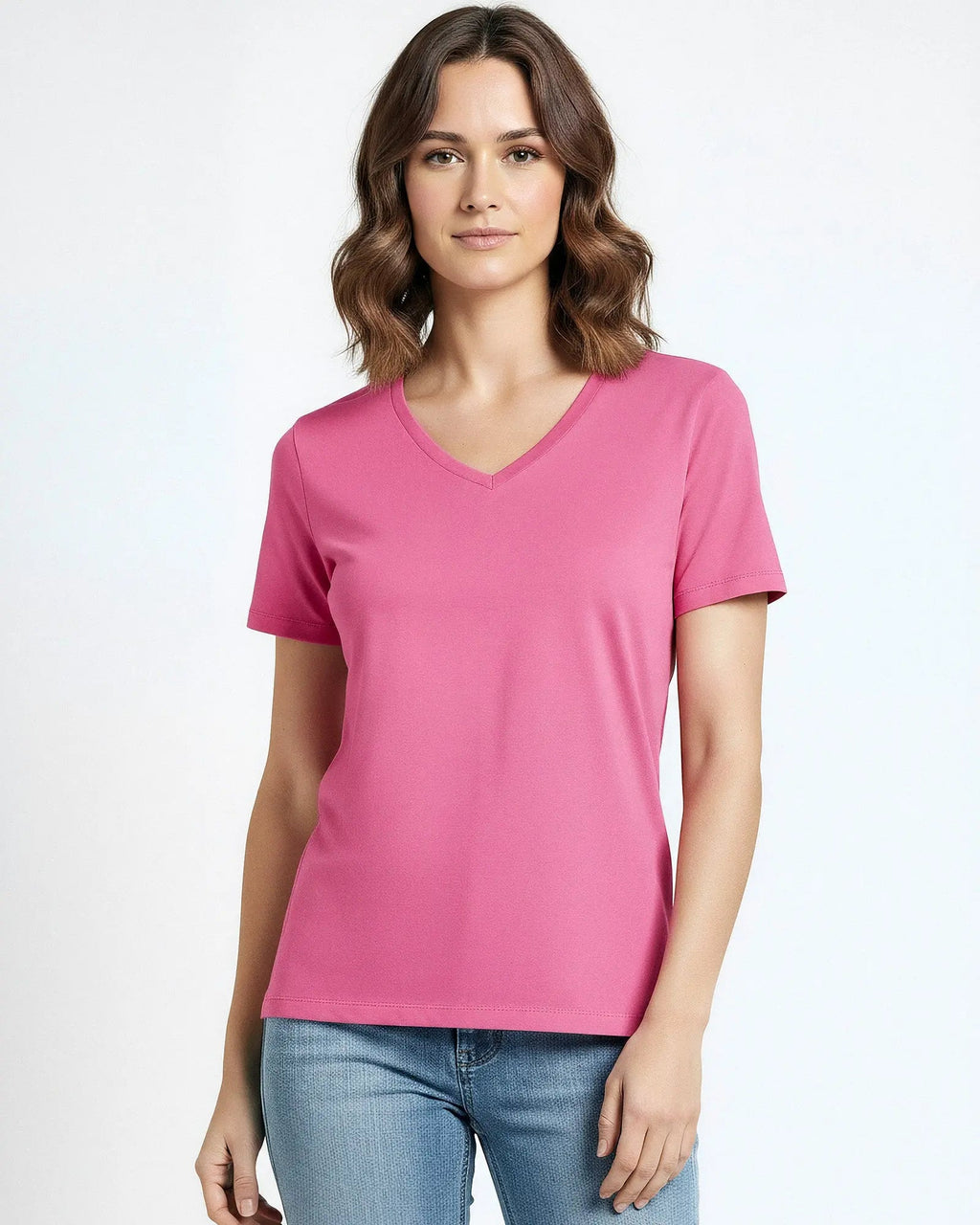 T-shirt Essencial Gola V - Divina Garota