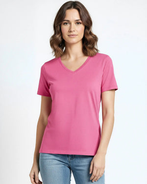 T-shirt Essencial Gola V - Divina Garota