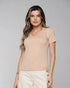 T-shirt Essencial Gola V - Divina Garota