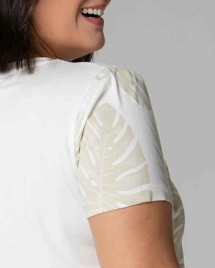 T-shirt Estampa Tropical
