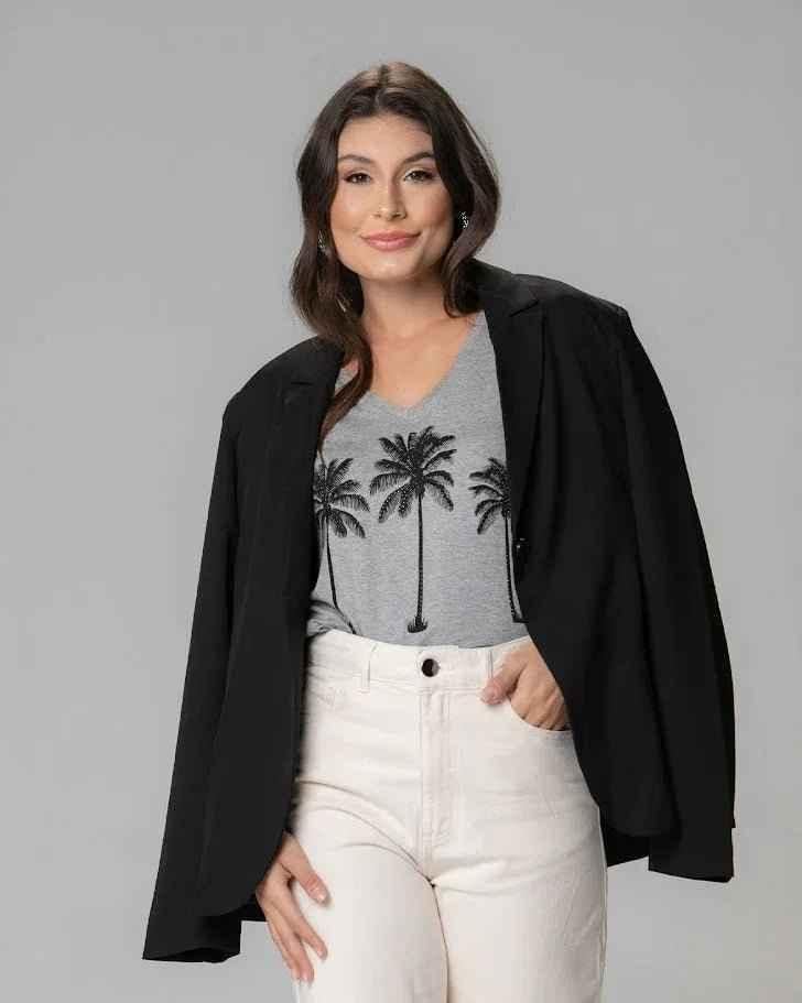 T-shirt Estampada Coqueiros