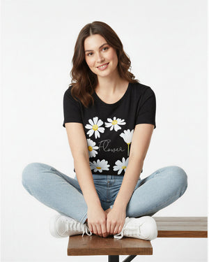 T-Shirt Flor Essence - Divina Garota