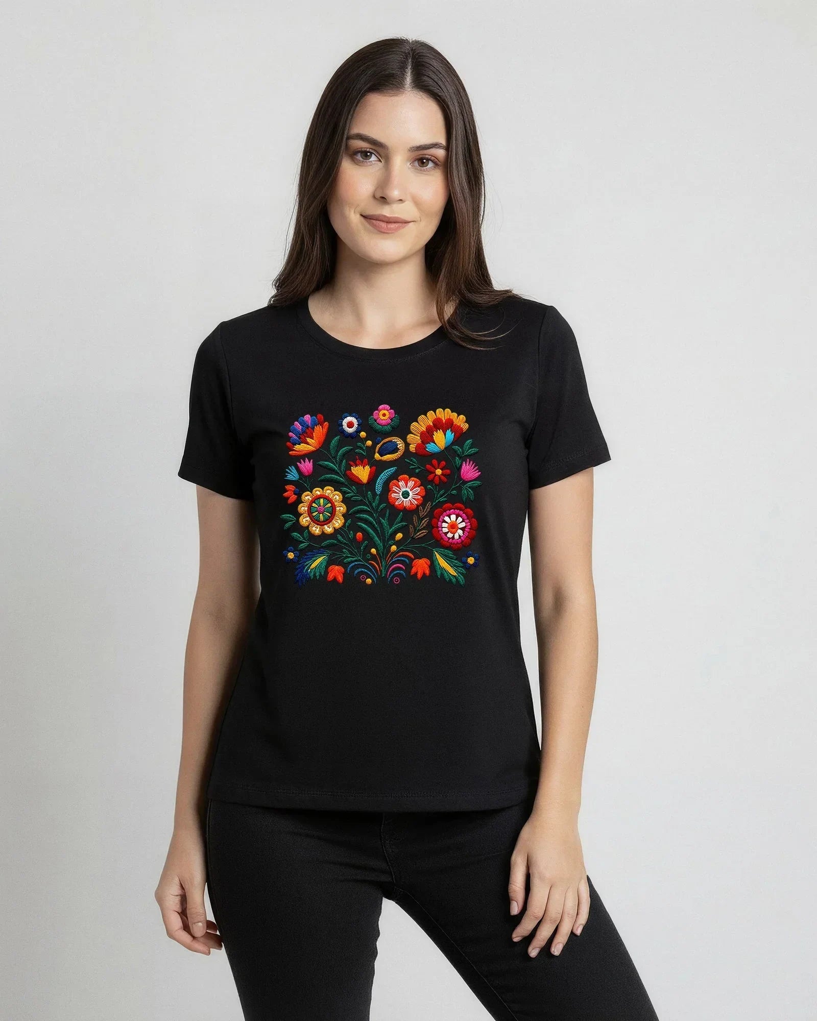 T-shirt Floral - Divina Garota