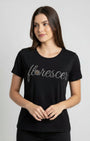 T-Shirt Florescer em Strass - Divina Garota