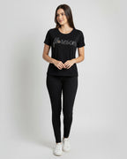 T-Shirt Florescer em Strass - Divina Garota