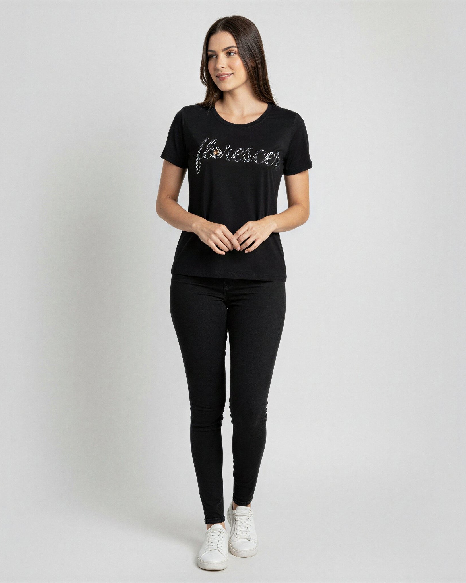 T-Shirt Florescer em Strass - Divina Garota