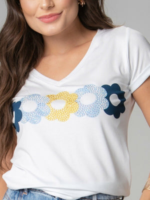 T-shirt Flowers Spring - Divina Garota