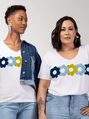 T-shirt Flowers Spring - Divina Garota