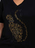T-shirt Gato Tigrado