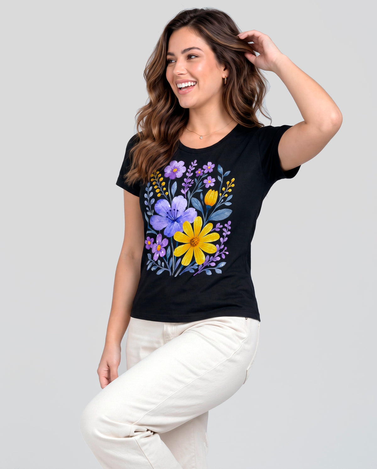 T-Shirt Jardim Lavanda