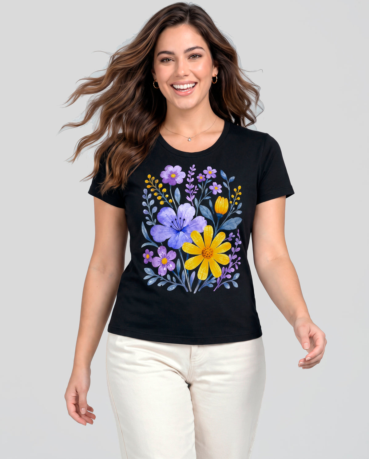 T-Shirt Jardim Lavanda