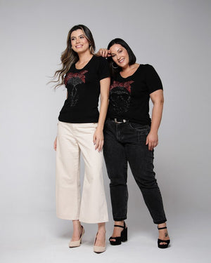 T-shirt Laço Vermelho - Divina Garota