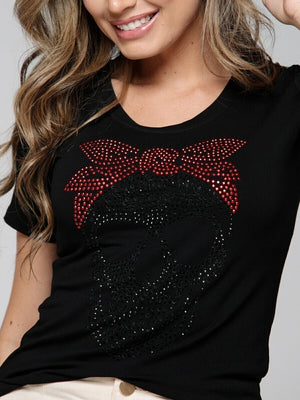 T-shirt Laço Vermelho - Divina Garota