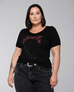 T-shirt Laço Vermelho - Divina Garota
