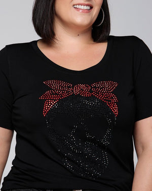T-shirt Laço Vermelho - Divina Garota
