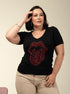 T-Shirt Língua Strass - Divina Garota