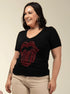 T-Shirt Língua Strass - Divina Garota