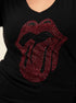 T-Shirt Língua Strass - Divina Garota