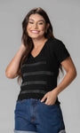 T-Shirt Listras Strass