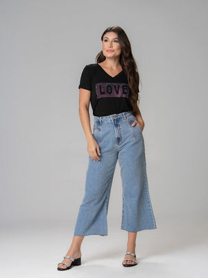 T-Shirt Love Neon - Divina Garota