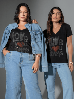 T-Shirt Love You - Divina Garota