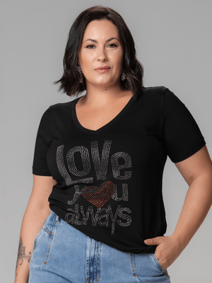T-Shirt Love You - Divina Garota