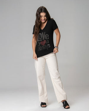 T-Shirt Love You - Divina Garota