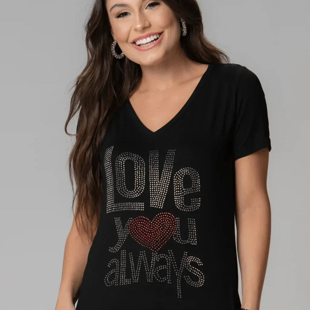 T-Shirt Love You - Divina Garota
