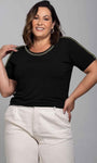 T-shirt Luxo Bordada