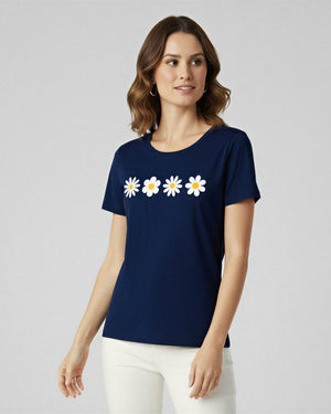T-shirt Margarida Charm - Divina Garota