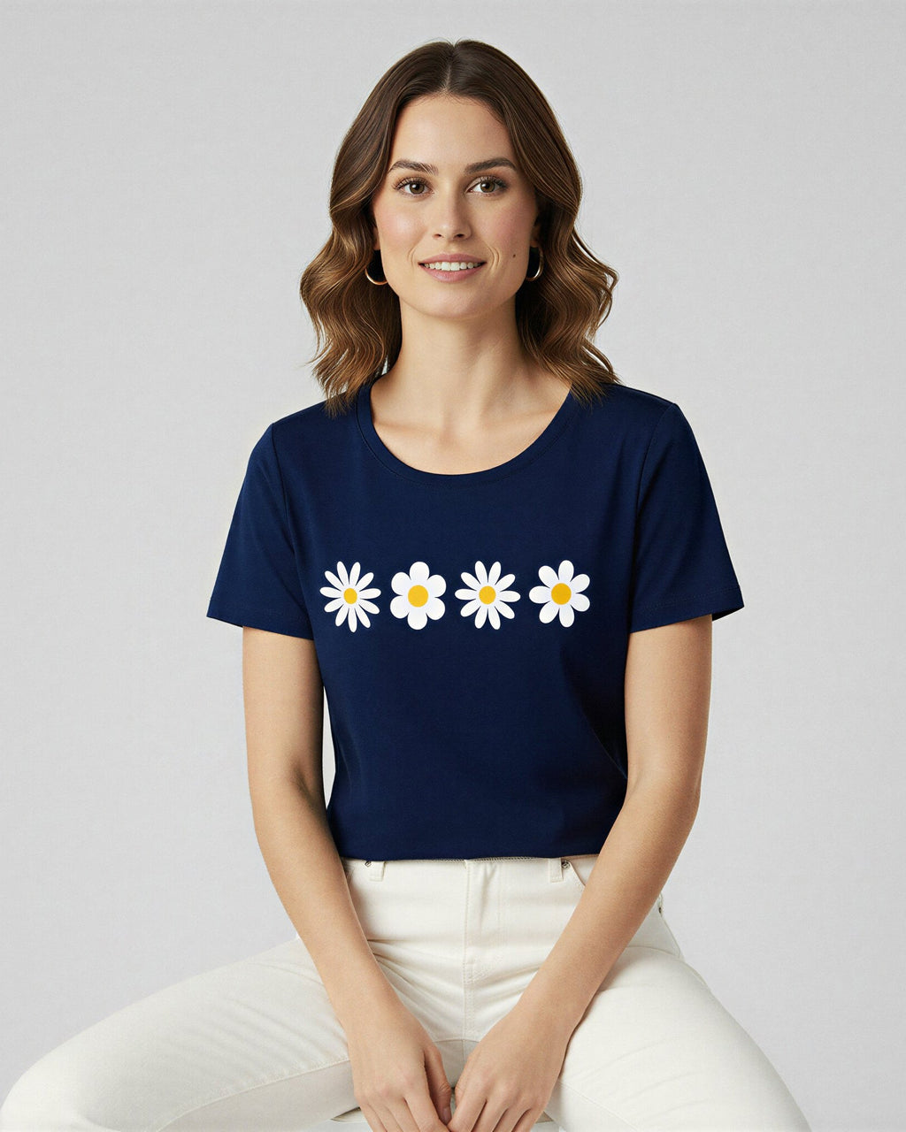 T-shirt Margarida Charm - Divina Garota