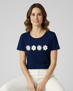 T-shirt Margarida Charm - Divina Garota