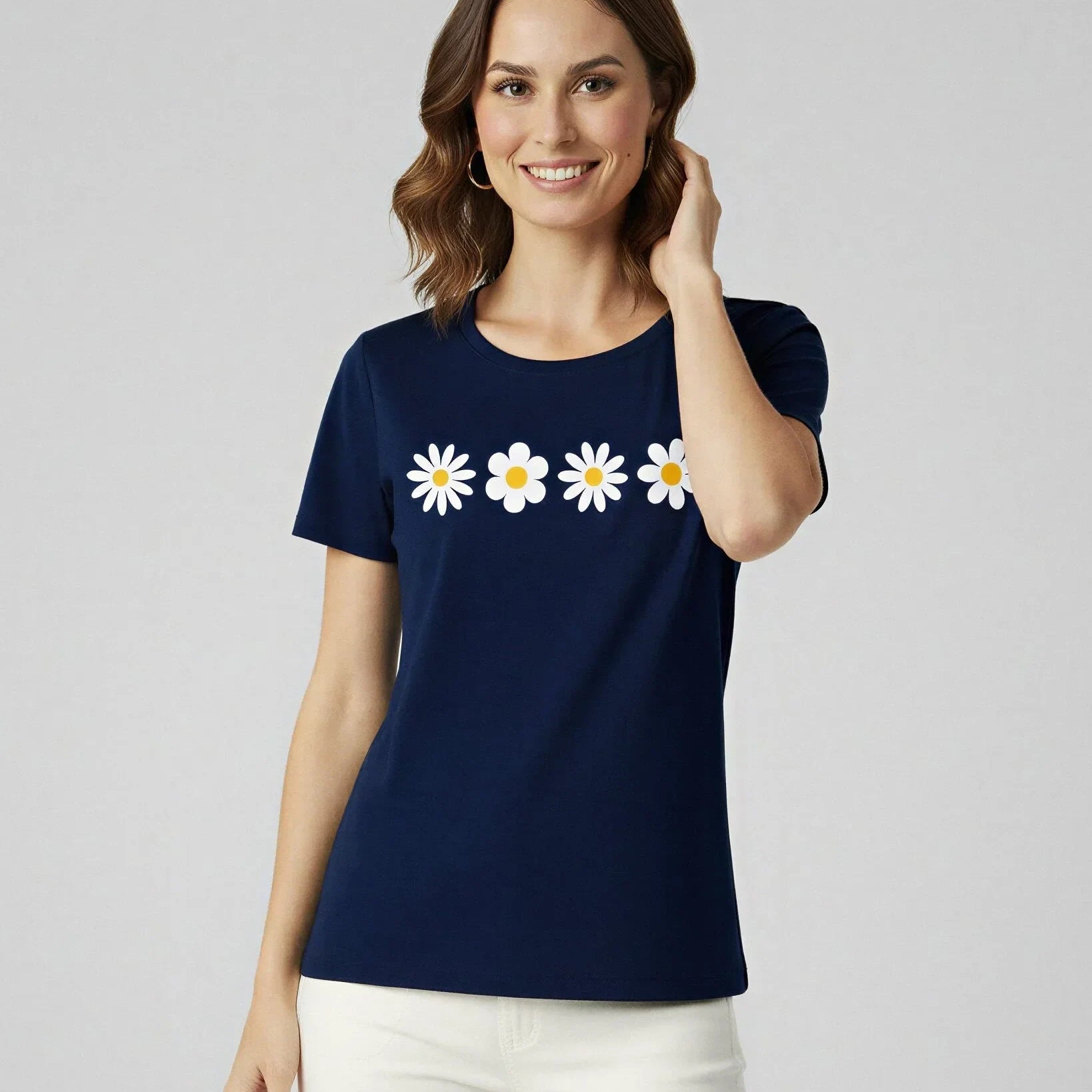 T-shirt Margarida Charm - Divina Garota