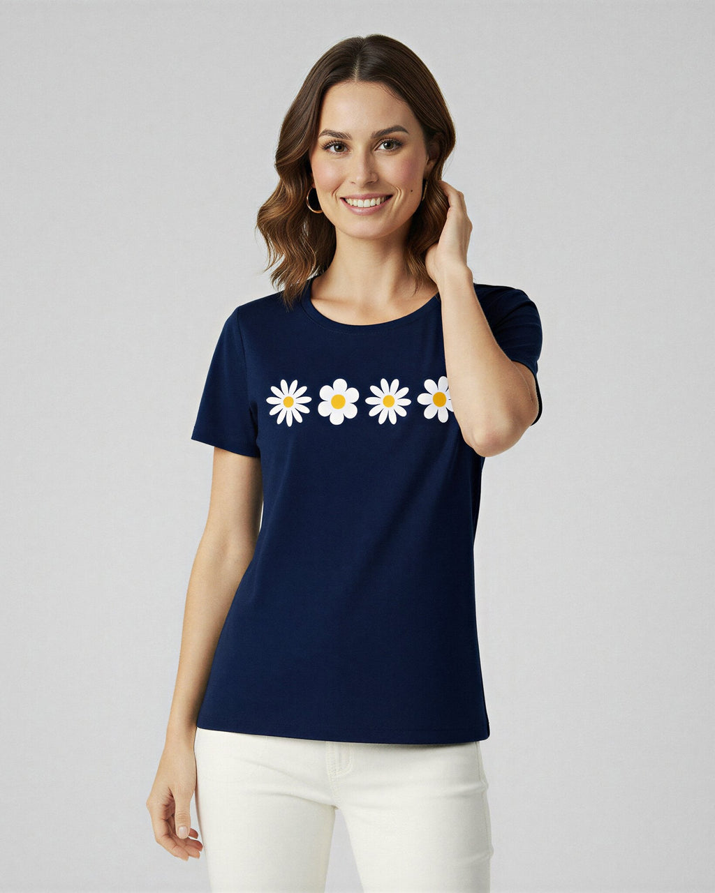 T-shirt Margarida Charm - Divina Garota