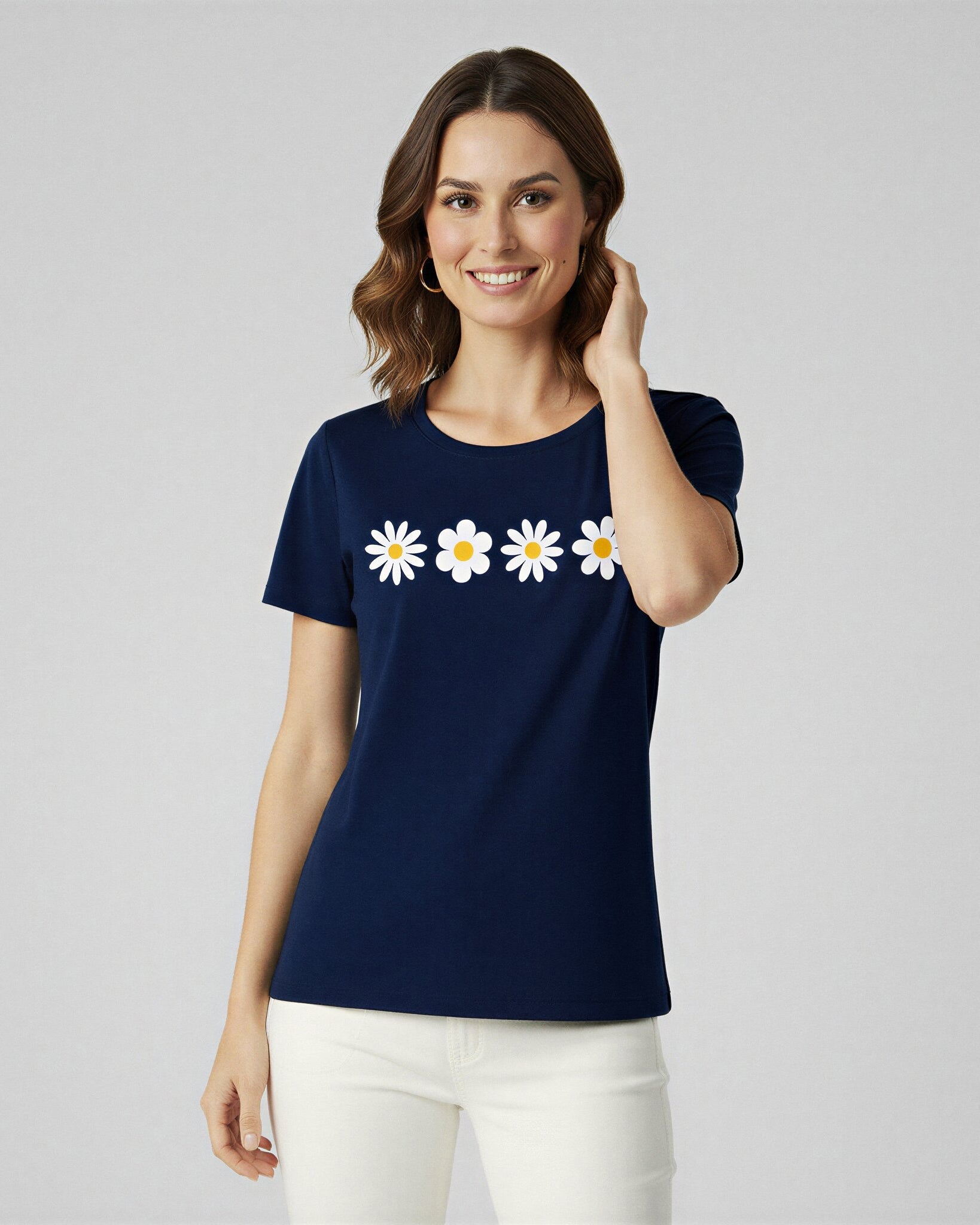 T-shirt Margarida Charm - Divina Garota