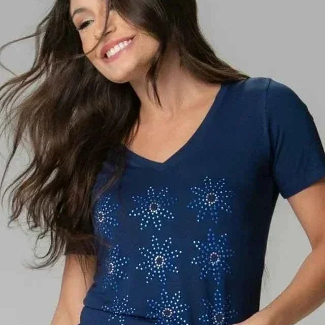 T-Shirt Margarida Strass