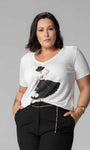T-Shirt Menina de Saia