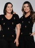 T-shirt Mini Tulipas Bordada - Divina Garota