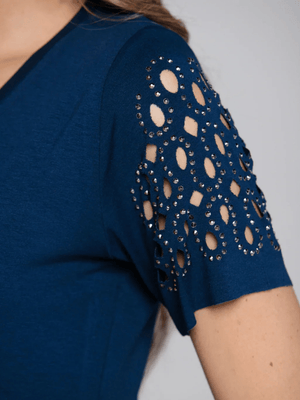 T-shirt Mosaico Strass - Divina Garota