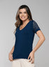 T-shirt Mosaico Strass - Divina Garota